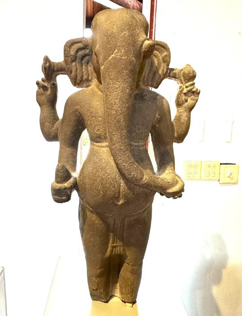 Ganesha statue displayed at the National Museum in Phnom Penh city-Cambodia-Stumbit Heritage